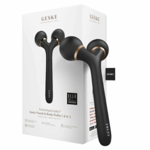 Rodillo Facial y Corporal Sónico 4 en 1 Negro