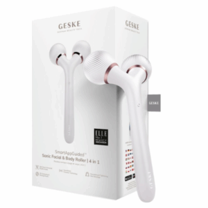 Rodillo Facial y Corporal Sónico 4 en 1 Blanco