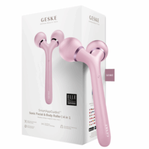 Rodillo Facial y Corporal Sónico 4 en 1 Rosa